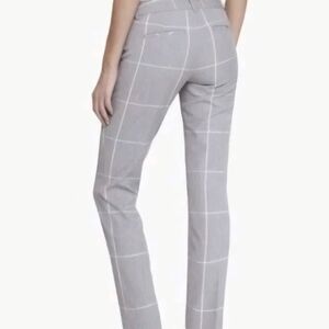 Express Women's Gray White Checkered Pants